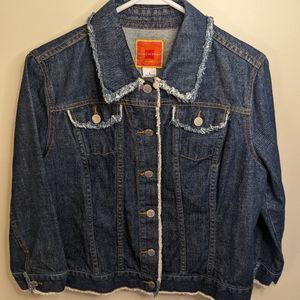 Isaac Mizrahi for Target Frayed Jean Jacket